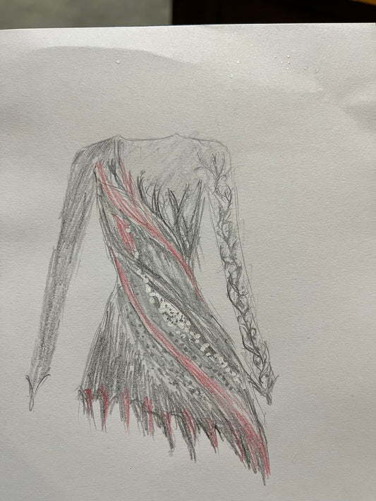 Sukienka łyżwiarska indywidualna