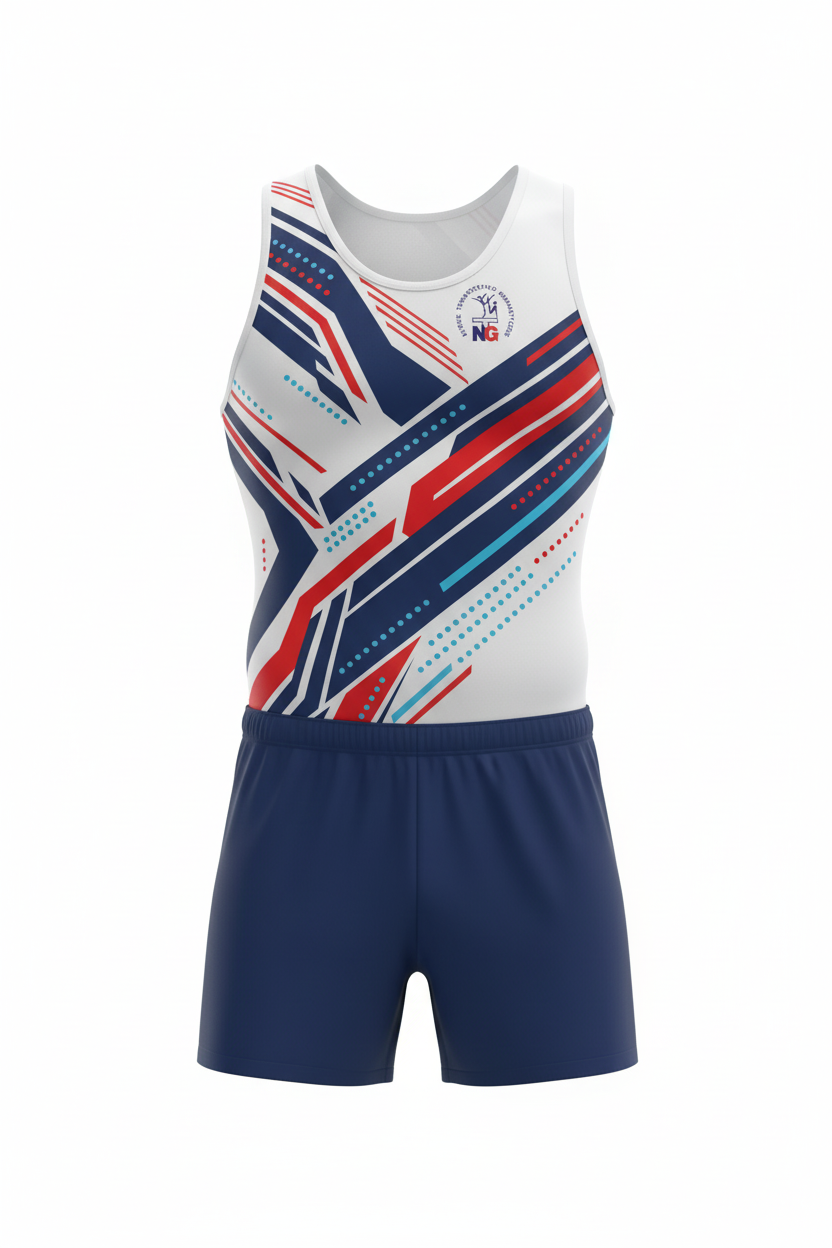 Body męskie NTG NYSA ze spodniami gimnastycznymi - komplet treningowy