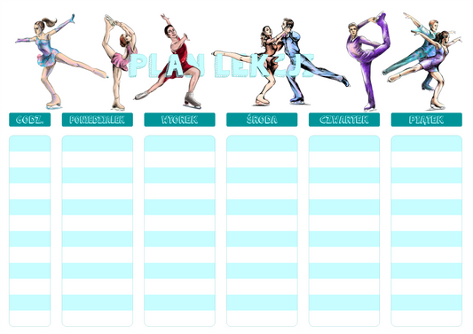 PLÁN HODIN ICE | PRO TISK